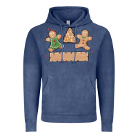 Vintage Denim gingerbread christmas Vintage Hoodie - MaliasSmallBusiness