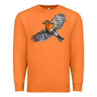 Carrot Flying American Robin Premium Sweatshirt - LillyAllenDesigns