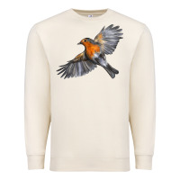 Sandshell Flying American Robin Premium Sweatshirt - LillyAllenDesigns