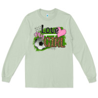 Matcha love my girl soccer Long Sleeve Tee - HRA Design Shop