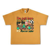 Peanut Butter i'm just here for the snacks #soccer sister Urban Heavy Tee - Zillion Design Studio