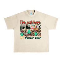 Sandshell i'm just here for the snacks #soccer sister Urban Heavy Tee - Zillion Design Studio