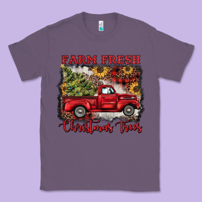Farm Fresh Christmas Trees Classic Tee Designed By Barkaloodesign
