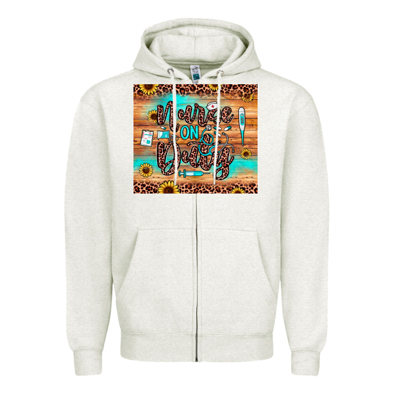 Nurse On Duty Zipper Hoodie by JahusDesignShop | Teevron