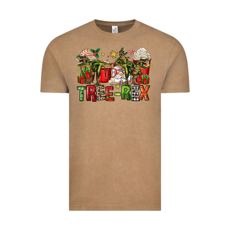 Tree Rex Coffee Cups Vintage Tee by Zillion Design Studio | Teevron