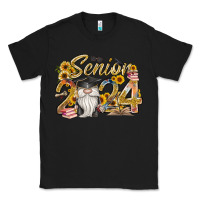 Black senior 2024 Classic Tee - RacoonDesign
