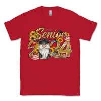 Red senior 2024 Classic Tee - RacoonDesign