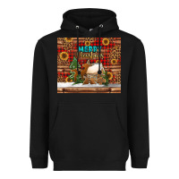 Black merry christmas cookies buffalo plaid Heavyweight Hoodie - Jasminsmagicworld