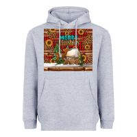 Heather Grey merry christmas cookies buffalo plaid Heavyweight Hoodie - Jasminsmagicworld