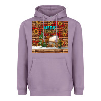 Lavender merry christmas cookies buffalo plaid Heavyweight Hoodie - Jasminsmagicworld