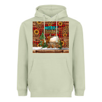 Matcha merry christmas cookies buffalo plaid Heavyweight Hoodie - Jasminsmagicworld