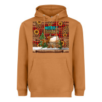 Meerkat merry christmas cookies buffalo plaid Heavyweight Hoodie - Jasminsmagicworld