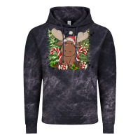 Cloud Black christmas reindeer Vintage Hoodie - MaliasSmallBusiness