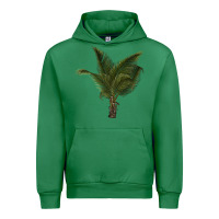 Emerald palm tree Urban Hoodie - LillyAllenDesigns