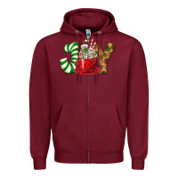 Burgundy Joy Zipper Hoodie - BundleAndBundleShop