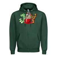 Sports Green Joy Zipper Hoodie - BundleAndBundleShop