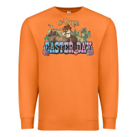 Carrot Happy Easter Day Rodeo Premium Sweatshirt - NancyCooperArtShop