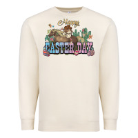 Sandshell Happy Easter Day Rodeo Premium Sweatshirt - NancyCooperArtShop