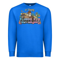 True Royal Happy Easter Day Rodeo Premium Sweatshirt - NancyCooperArtShop