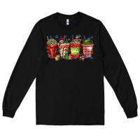 Black christmas drink Long Sleeve Tee - CowhideDigitalArt