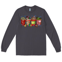 Smoke christmas drink Long Sleeve Tee - CowhideDigitalArt