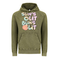Sun's Out Buns Out Vintage Hoodie | Teevron