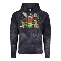 Cloud Black christmas reindeer Vintage Hoodie - MaliasSmallBusiness