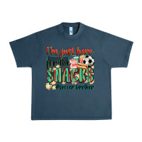Midnight Navy i'm just here for the snacks #soccer  brother Urban Heavy Tee - Zillion Design Studio