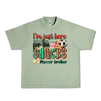 Oil Green i'm just here for the snacks #soccer  brother Urban Heavy Tee - Zillion Design Studio