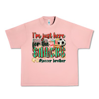 Salmon i'm just here for the snacks #soccer  brother Urban Heavy Tee - Zillion Design Studio