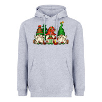 Heather Grey christmas gnomes Heavyweight Hoodie - Jasminsmagicworld