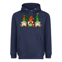 Navy christmas gnomes Heavyweight Hoodie - Jasminsmagicworld