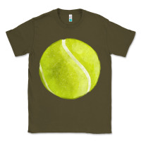 Army Green tennis ball fa element 2 Classic Tee - FaDigitalArtStudio
