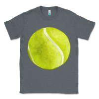 Charcoal Heather tennis ball fa element 2 Classic Tee - FaDigitalArtStudio