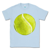 Dusty Blue tennis ball fa element 2 Classic Tee - FaDigitalArtStudio