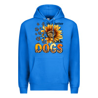 True Royal life is better with dogs sunflower Premium Hoodie - MaliasSmallBusiness