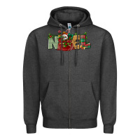 Charcoal Heather noel Zipper Hoodie - BundleAndBundleShop