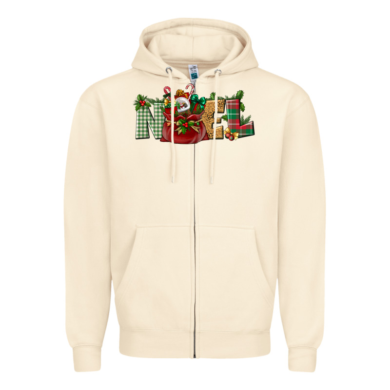 Noel Zipper Hoodie by BundleAndBundleShop | Teevron