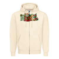 Sandshell noel Zipper Hoodie - BundleAndBundleShop