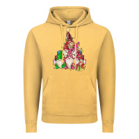 Vintage Mustard christmas tree Vintage Hoodie - MaliasSmallBusiness