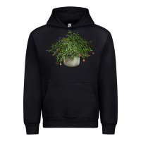 Black Dwarf Pomegranate Tree Illustrations Urban Hoodie - LillyAllenDesigns