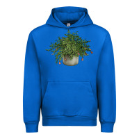 Cobalt Dwarf Pomegranate Tree Illustrations Urban Hoodie - LillyAllenDesigns