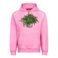 Fuchsia Pink Dwarf Pomegranate Tree Illustrations Urban Hoodie - LillyAllenDesigns