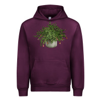 Mauve Wine Dwarf Pomegranate Tree Illustrations Urban Hoodie - LillyAllenDesigns