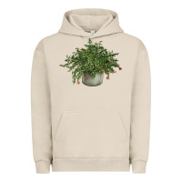 Pigment French Oak Dwarf Pomegranate Tree Illustrations Urban Hoodie - LillyAllenDesigns