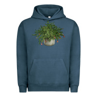 Pigment Midnight Navy Dwarf Pomegranate Tree Illustrations Urban Hoodie - LillyAllenDesigns