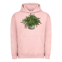 Pigment Salmon Dwarf Pomegranate Tree Illustrations Urban Hoodie - LillyAllenDesigns