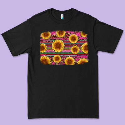 Cinco De Mayo Sunflower Background Premium Tee Designed By Artiststas