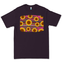Plum cinco de mayo sunflower background Premium Tee - Artiststas
