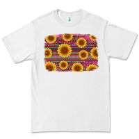 White cinco de mayo sunflower background Premium Tee - Artiststas